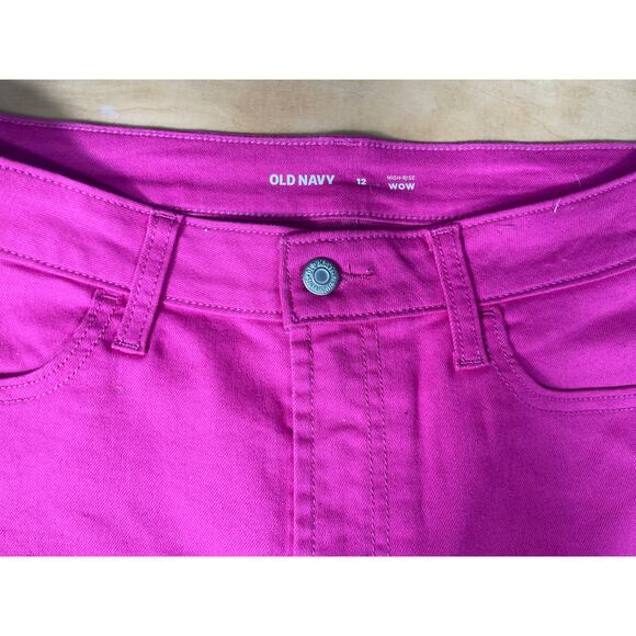 3 Pairs of Old Navy, High Rise Wow Shorts, Two Black one Pink size 12 - Picture 4 of 9